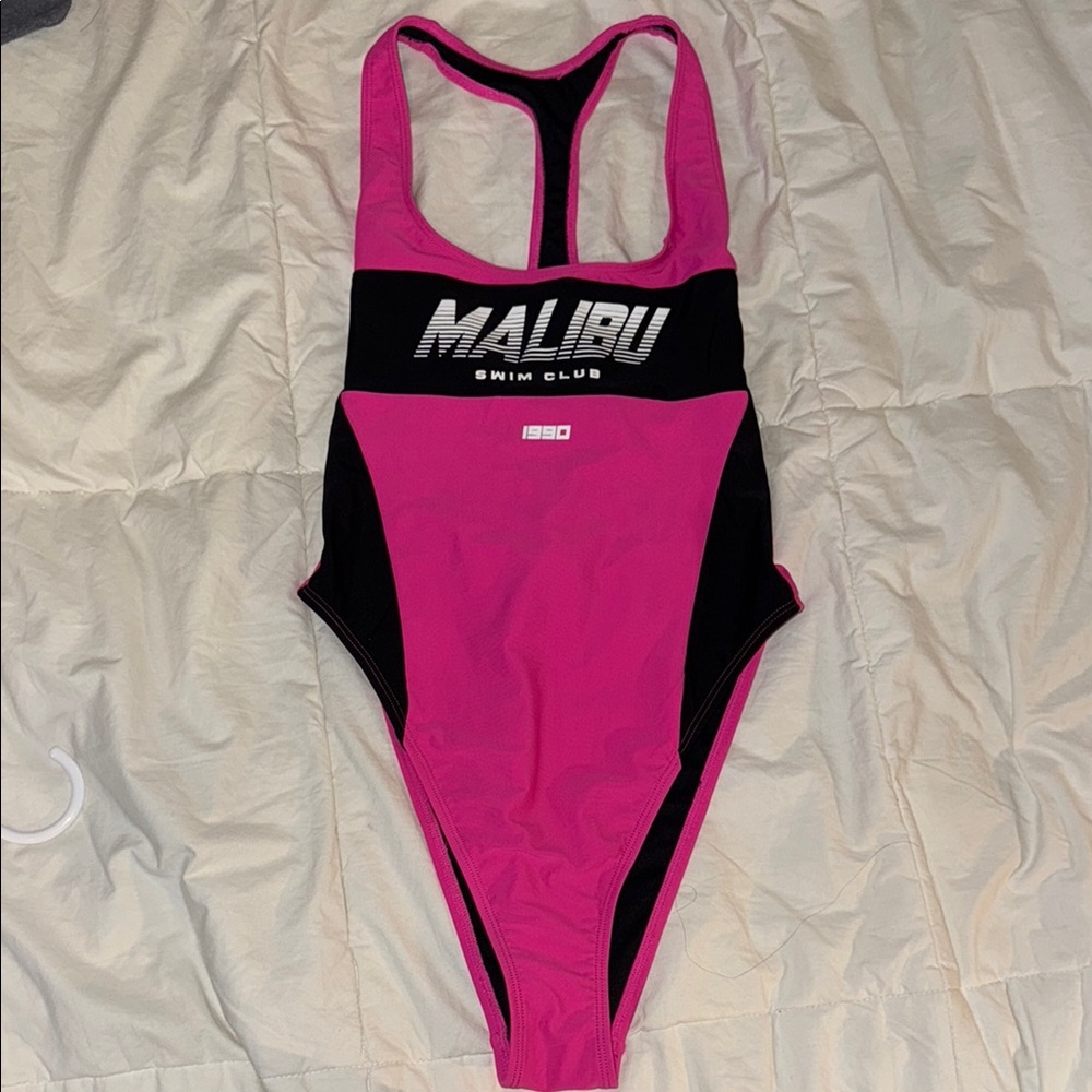 Forever 21 Pink and Black Bikini